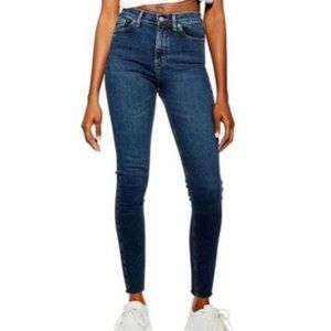 Topshop Jamie Jeans Raw Hem 28x30 Brand New w Tags